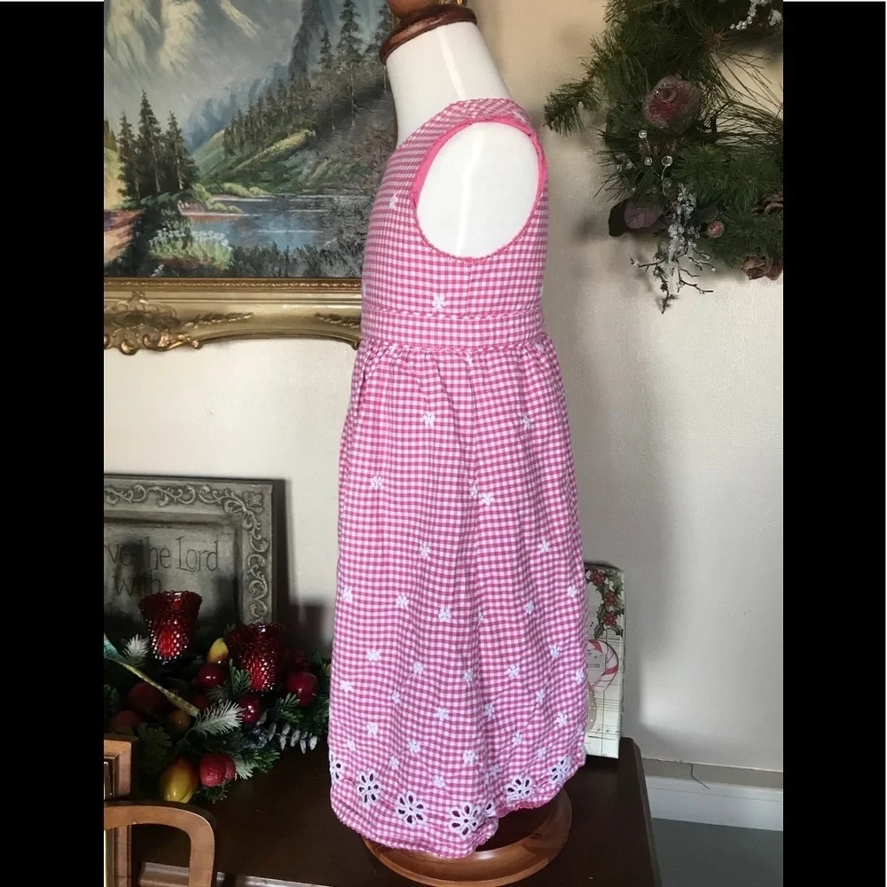 Baby Gap Pink Gingham 2-piece Sleeveless Dress